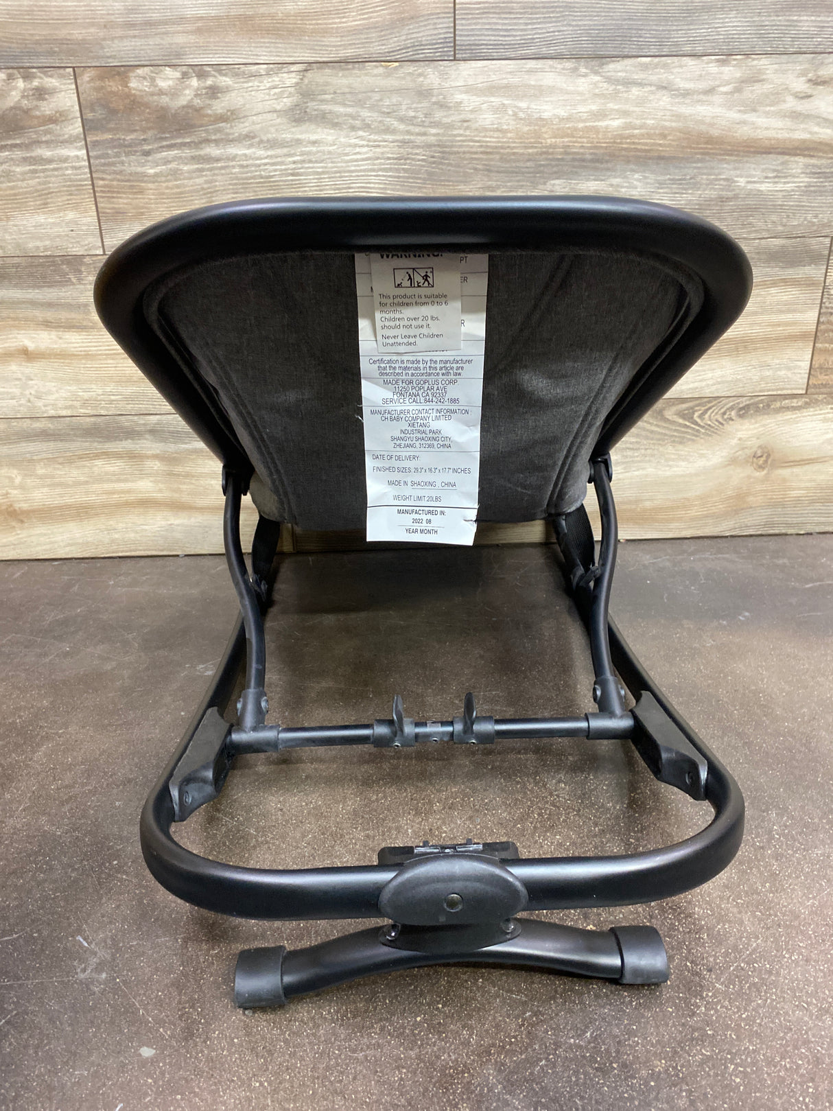 Gymax 2 In 1 Folding Baby Rocker Bouncer Seat