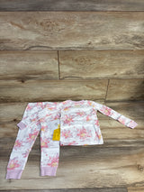 NEW Burt's Bees Baby 2pc Pajama Set White sz 2T