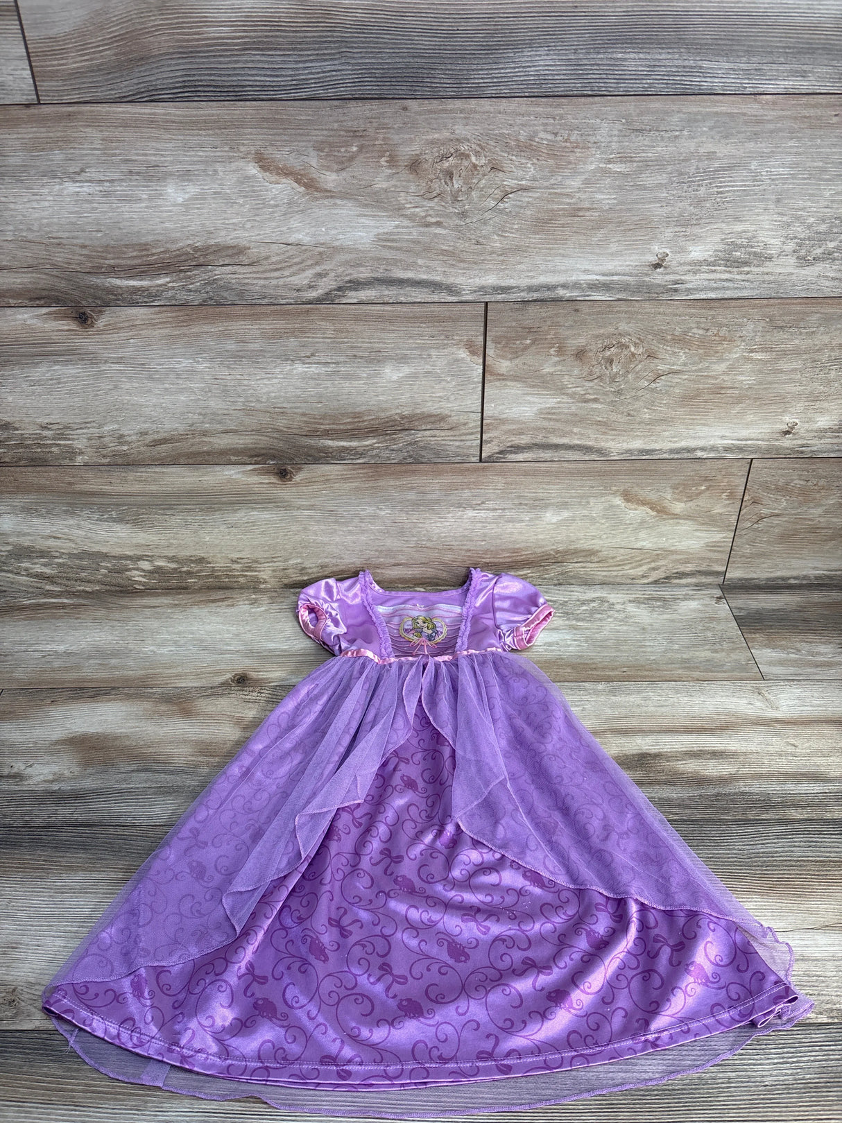 Disney Princess Rapunzel Sleep Gown Purple sz 3T