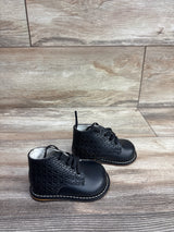 Josmo First Walker Woven Oxford Shoes Black sz 2c
