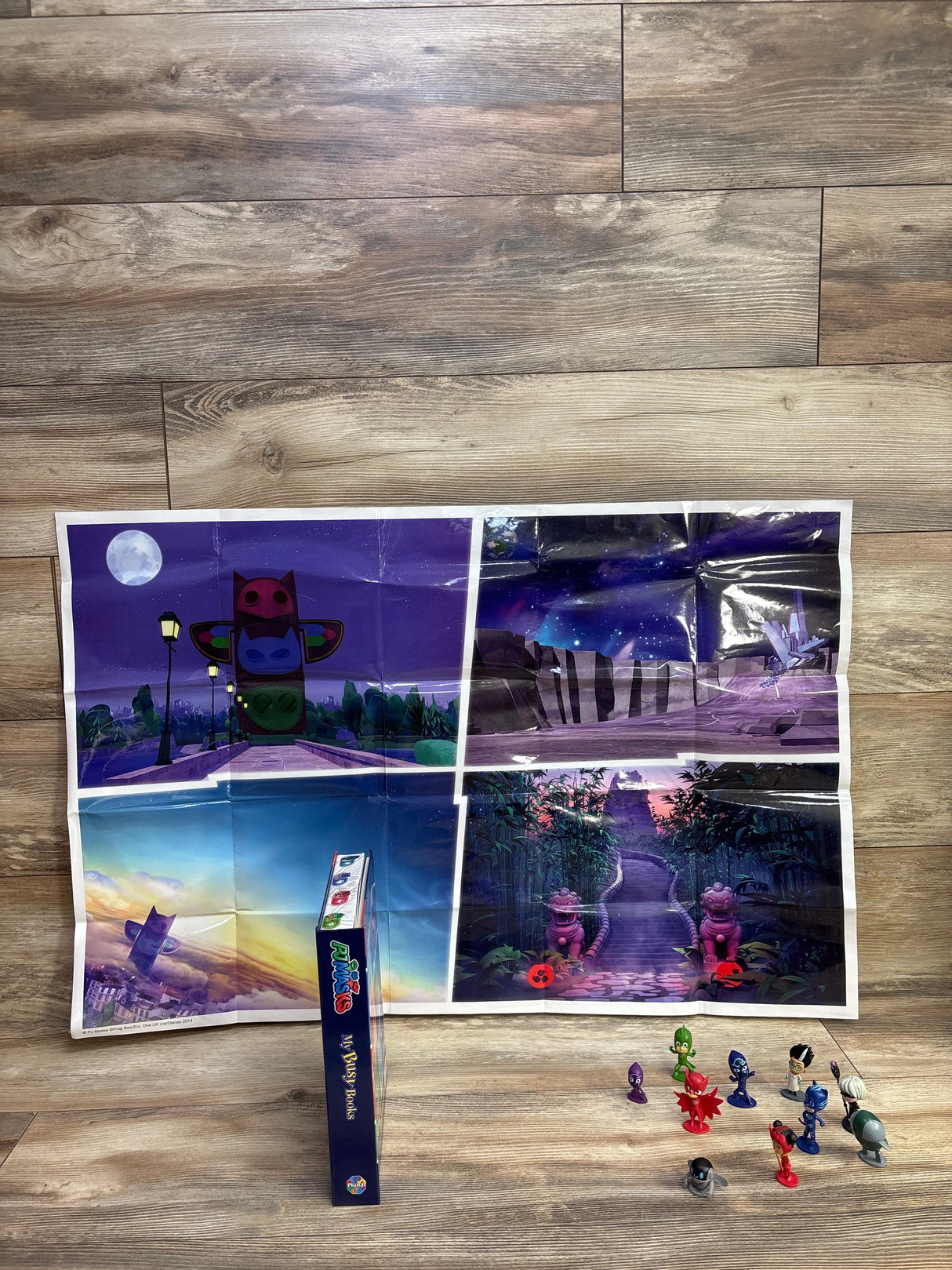 PJ Masks My Busy Books w/ Playmat & 10 Figures