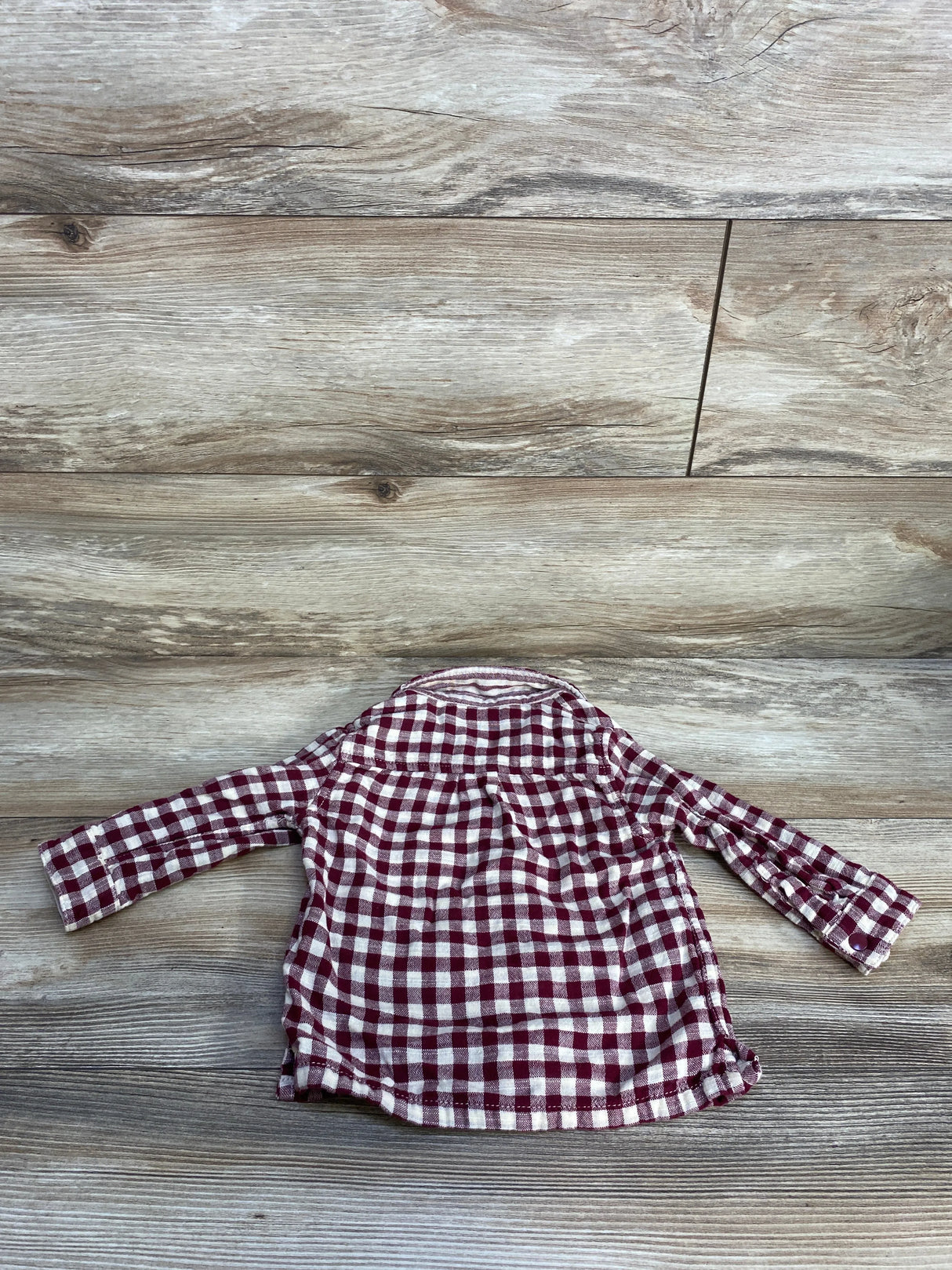 Reversible Snap Up Shirt Red sz 9-12m