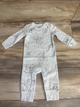 Carter's Elephant Coverall Grey sz 6m