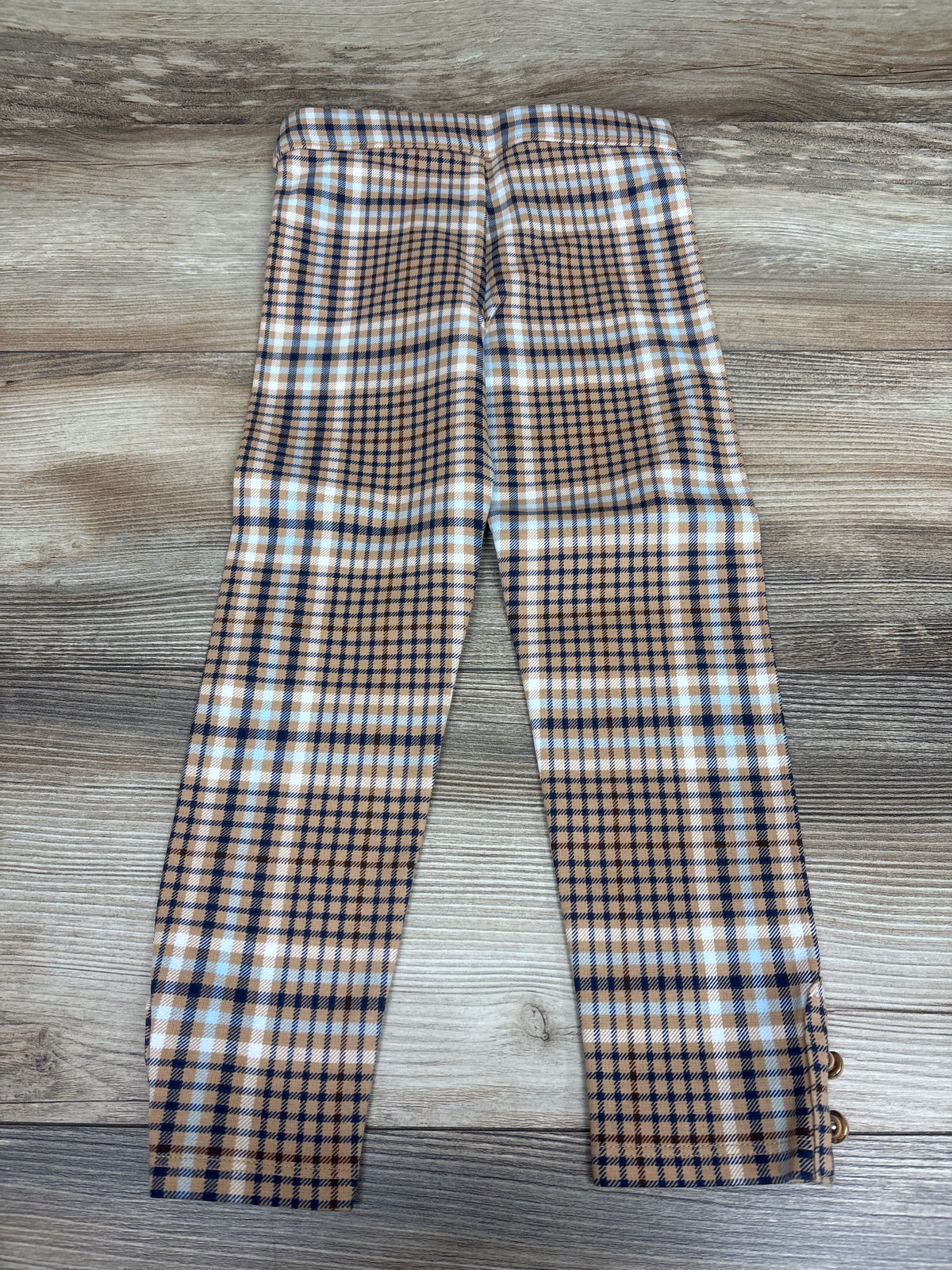 Janie & Jack Button Cuff Ponte Pants Tan sz 4T