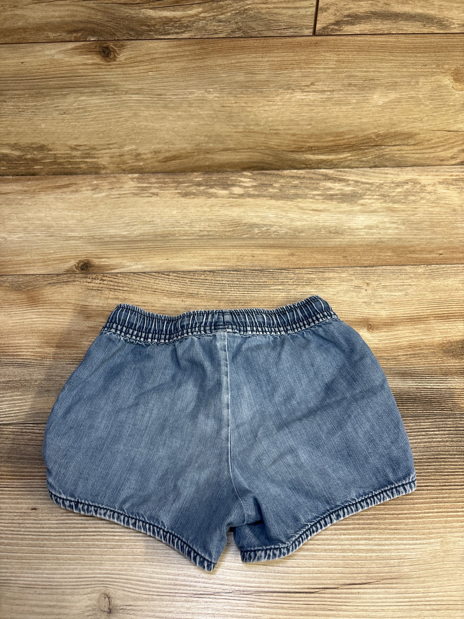 Jumping Beans Chambray Drawstring Shorts Blue sz 5T