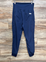 Medcouture Full Panel Maternity Scrub Pants Navy sz XS