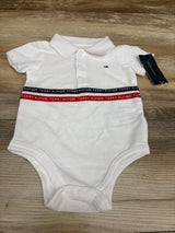 NEW Tommy Hilfiger Polo Bodysuit White sz 12m