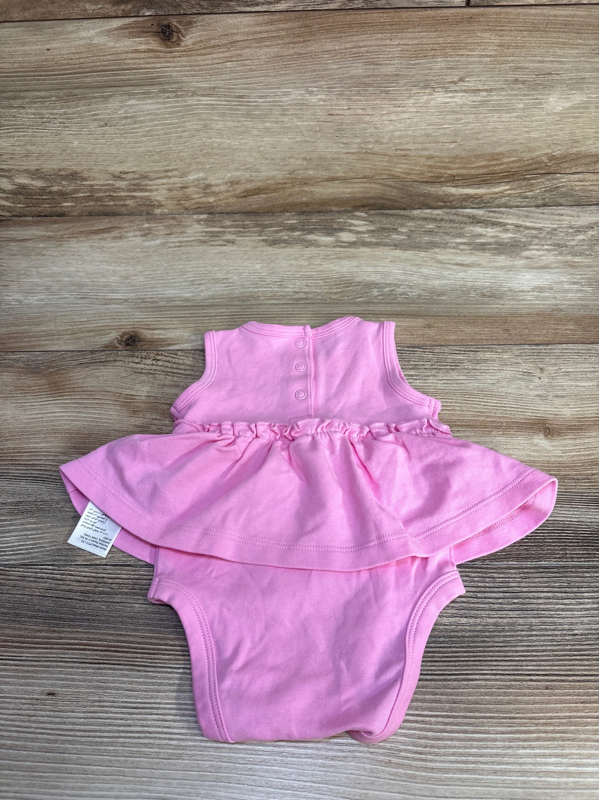 Amazon Essentials Sleeveless Bodysuit Dress Pink sz 0-3m