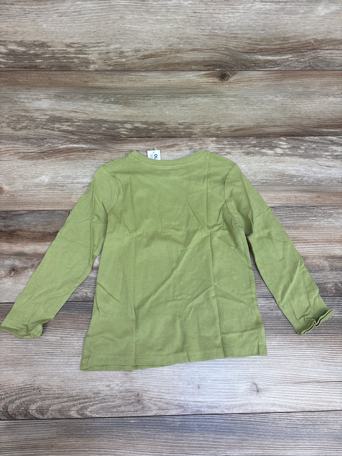 NEW Old Navy Let's Roll Long Sleeve Shirt Green sz 5T