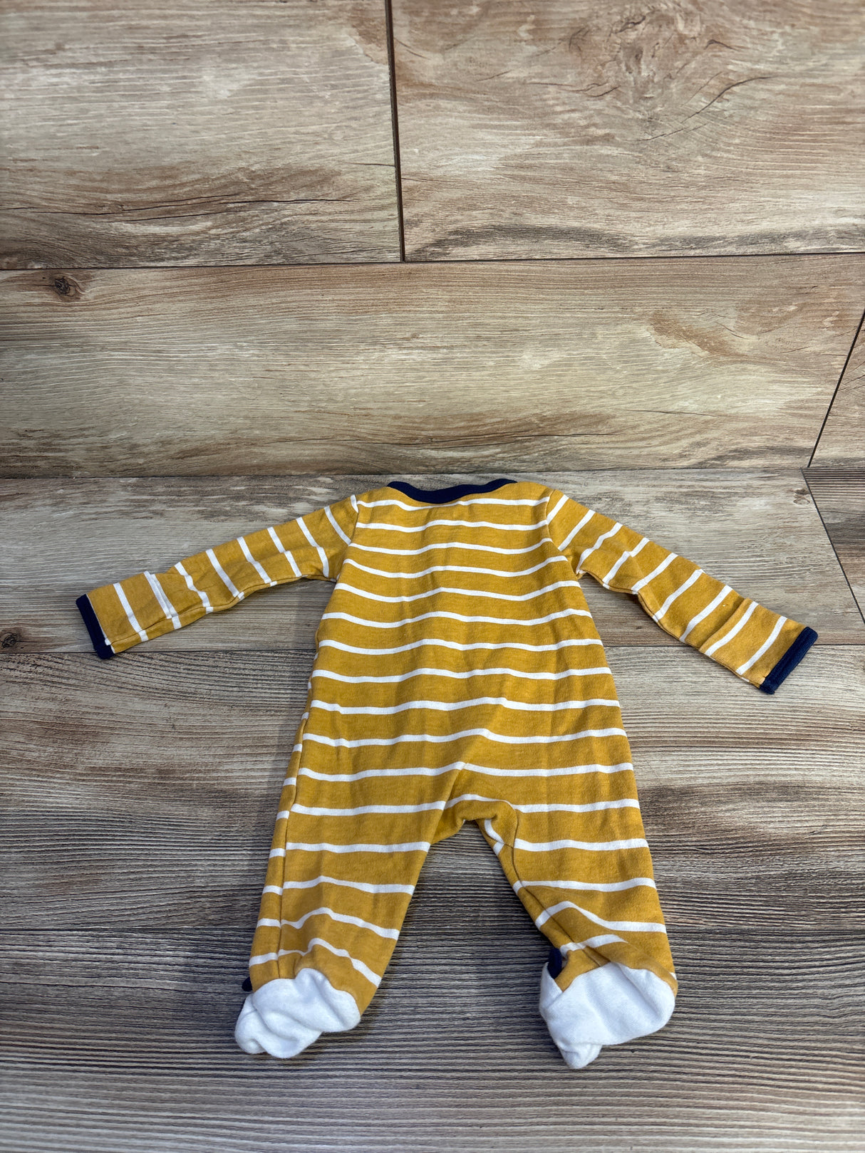 Carter's Striped Sleeper Yellow sz Newborn