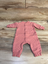 Carter's Quilted Button Front Coverall Pink sz 3m