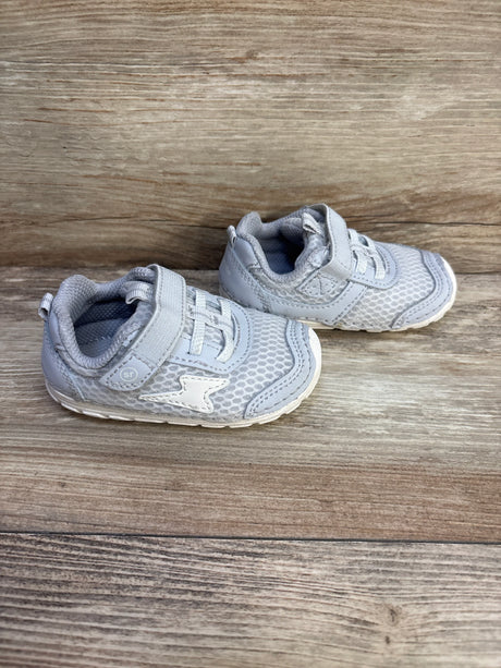 Stride Rite Soft Motion Zip Runner Sneakers Grey sz 4.5c - Me n Mommy To Be