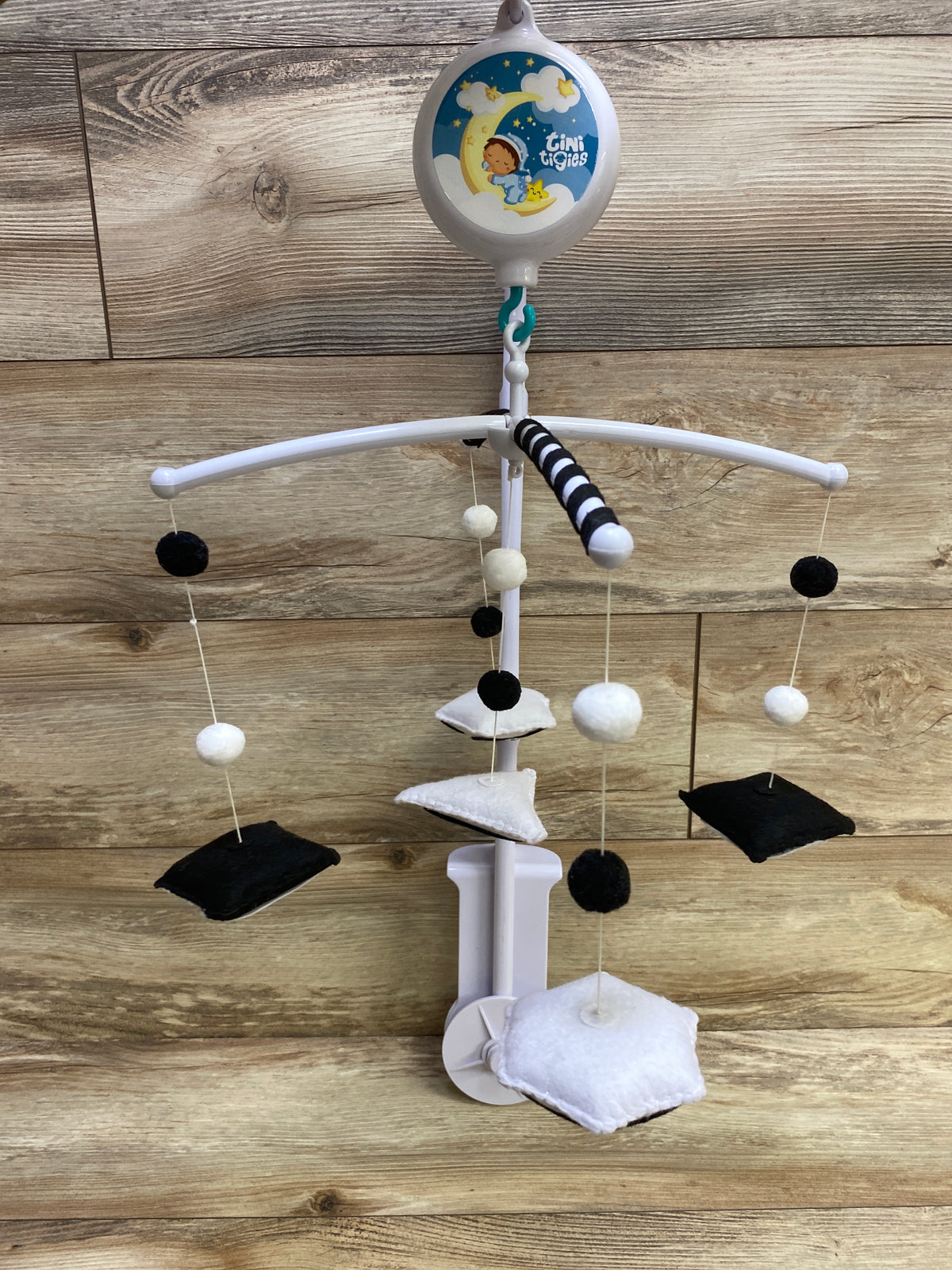 TINITIGIES Black & White Montessori Crib Mobile