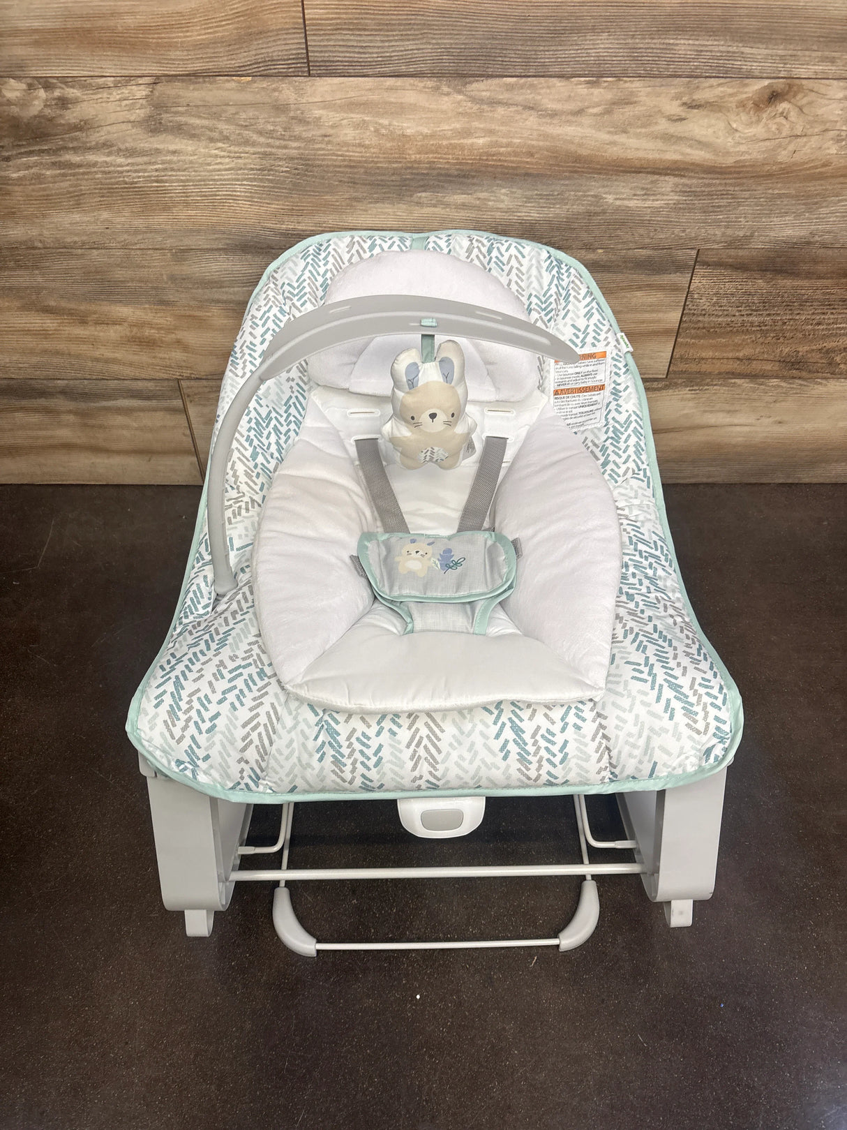 NEW Ingenuity Keep Cozy 3-in-1 Grow with Me Baby Bouncer, Rocker & Toddler Seat Spruce