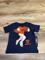 NEW NFL Chicago Bears Toddler Stiff Arm T-Shirt Navy sz 2T