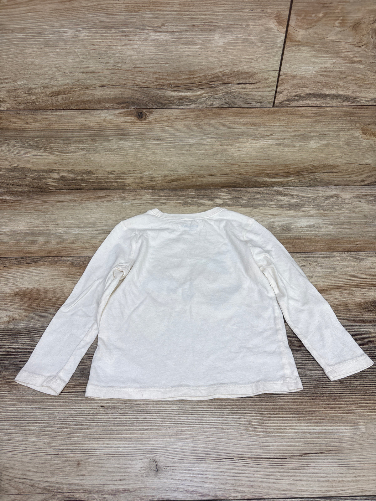 Old Navy Long Sleeve Dino Shirt Ivory sz 3T