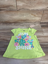 NEW First Impressions Sun Shine Shirt Lime sz 24m