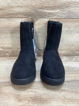 NEW Cat & Jack Holland Shearling Style Boots Black Sz 13c