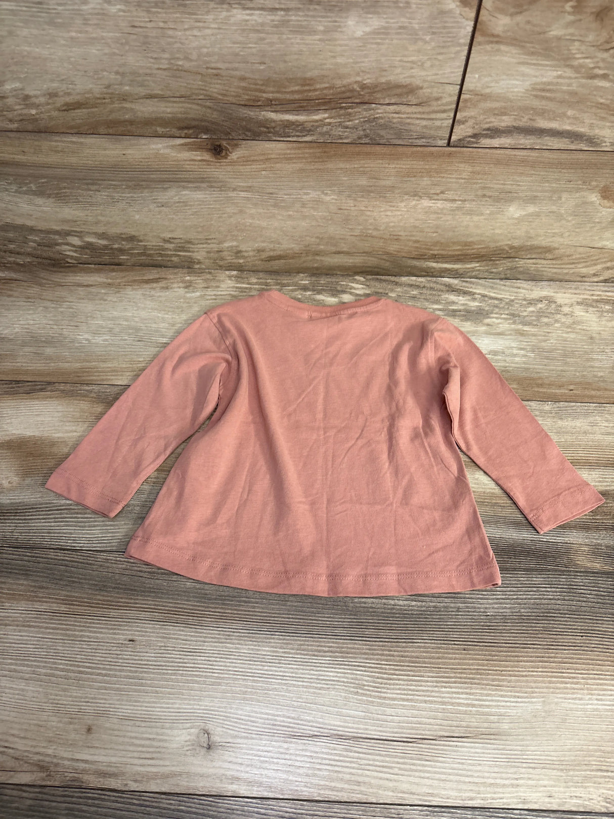 Zara Long Sleeve Shirt Coral sz 12-18m