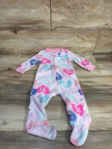 Hurley Heart Print Blanket Sleeper Pink sz 9m