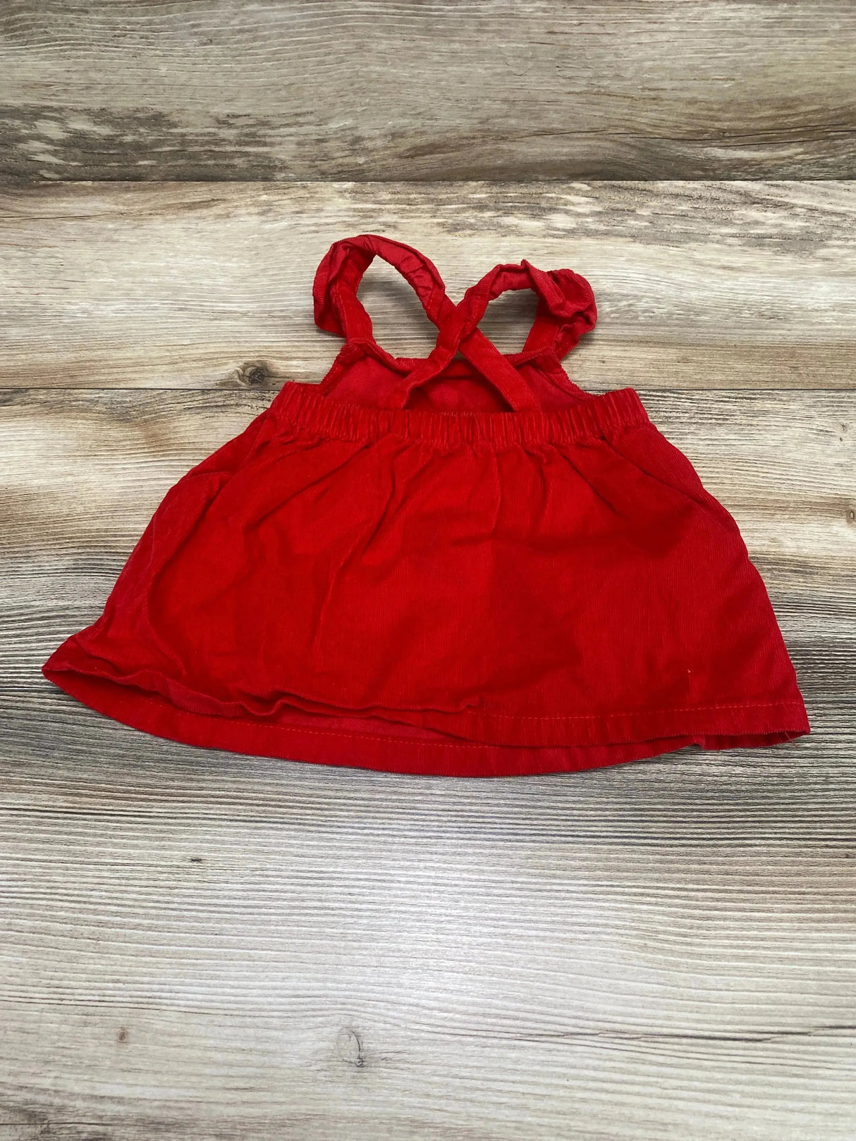 Cat & Jack Corduroy Jumper Dress Red sz 3-6m