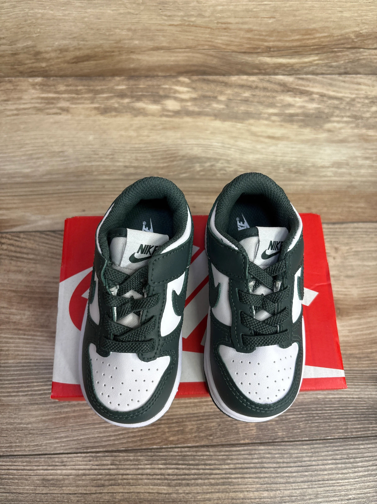 Nike Dunk Low TD 'Vintage Green' Sneakers sz 6c