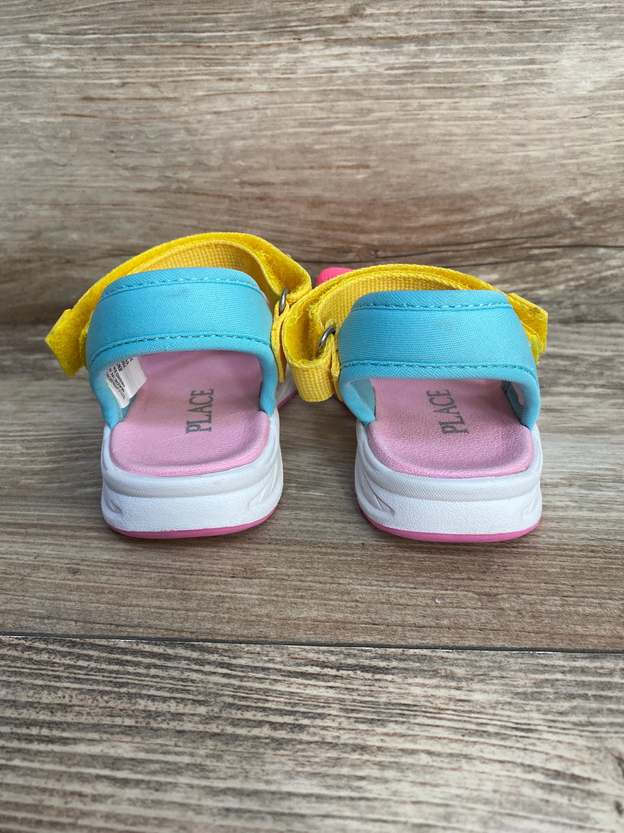 Children's Place Colorblock Sandals Pink sz 6c