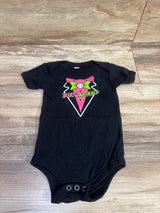 Bella + Canvas Party Animals Bodysuit Black sz 6-12m