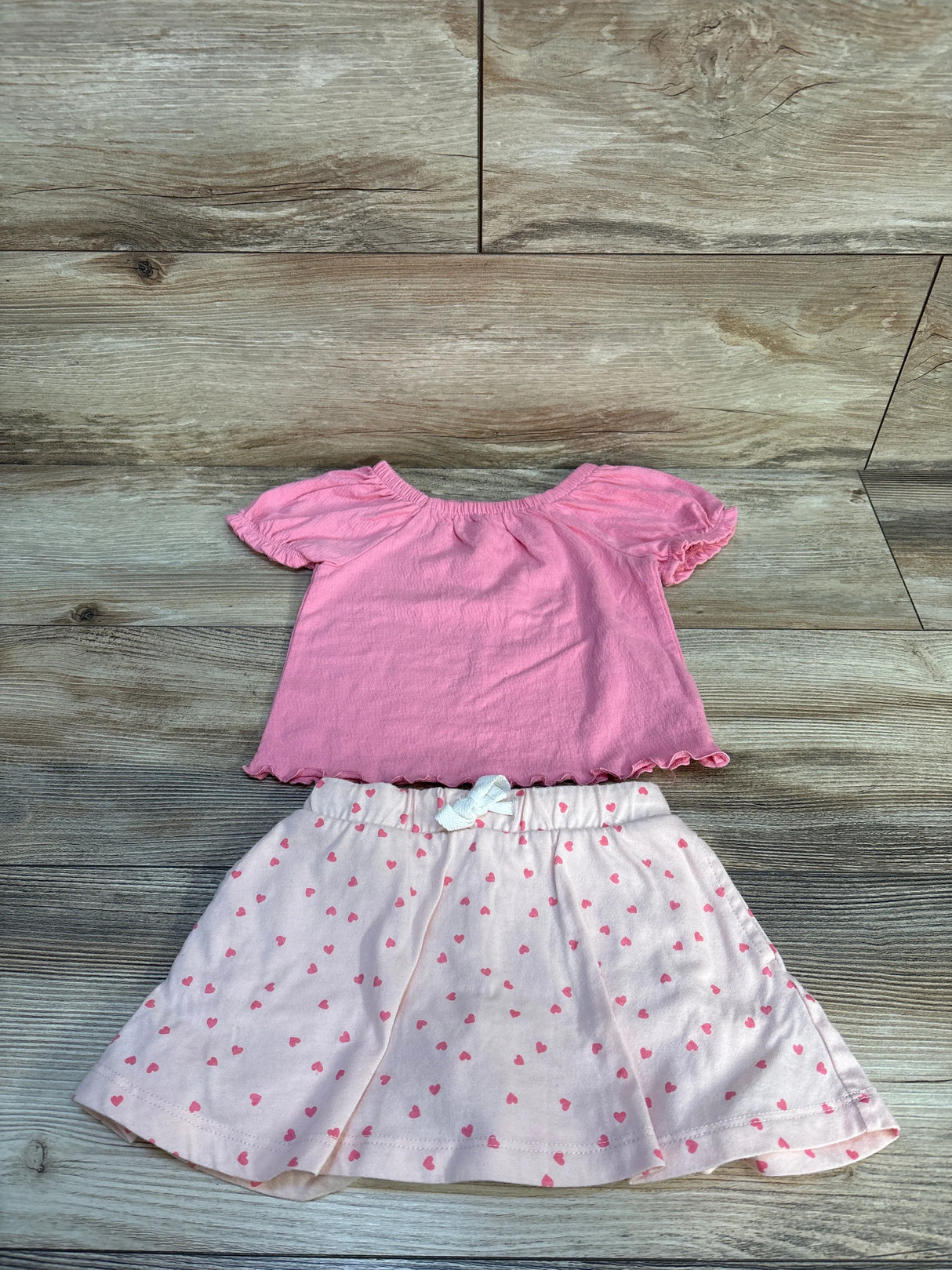Cat & Jack 2pc Shirt & Bottoms Set Pink sz 2T