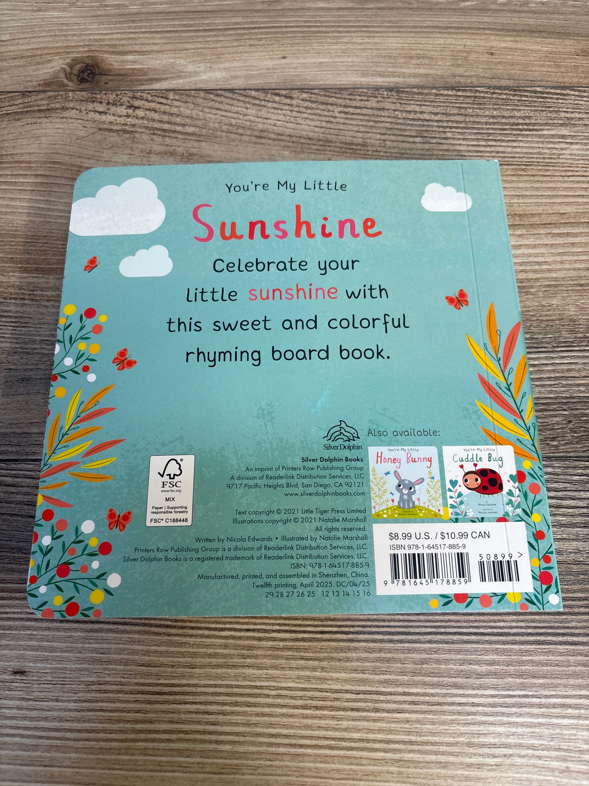 You're My Little Sunshine Board Book