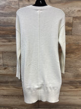 Isabel Maternity Sweater Dress White sz Medium