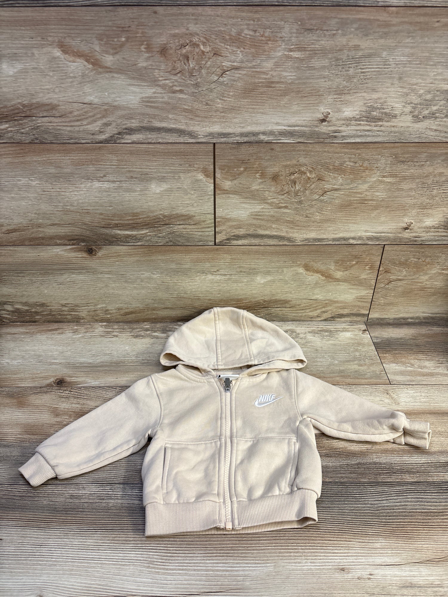 Nike Zip Up Hoodie Tan sz 12m