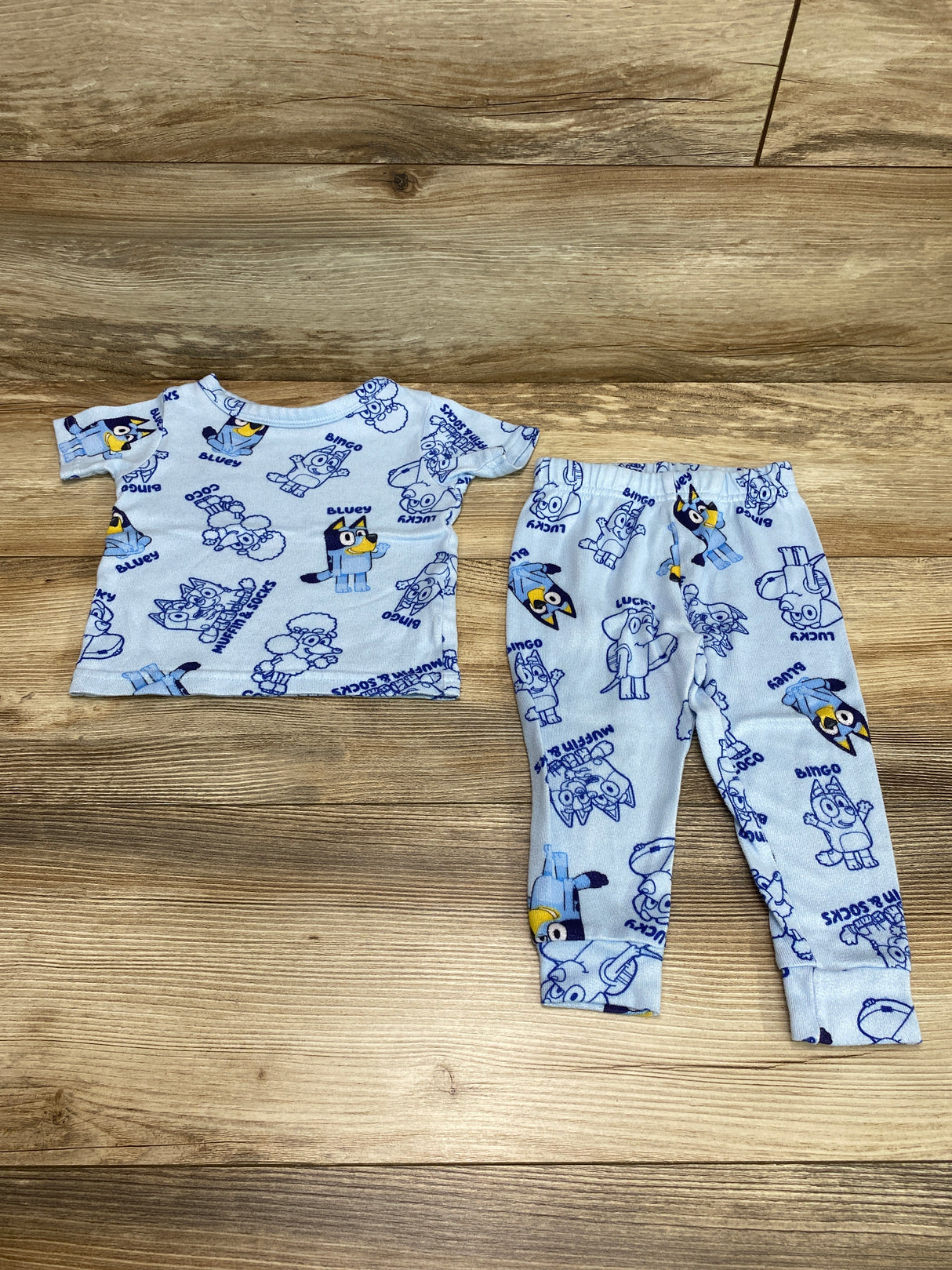 Bluey 2pc Pajama Set Blue sz 2T