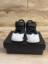 Air Jordan 6 Rings TD 'Black White Red' Sneakers sz 4c