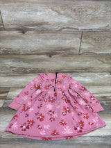 Tiny Tribe Floral Sweatshirt Dress Pink sz 4T