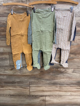 NEW Cloud Island 6pk Cotton Sleep N' Play Sleepers Blue sz 6-9m
