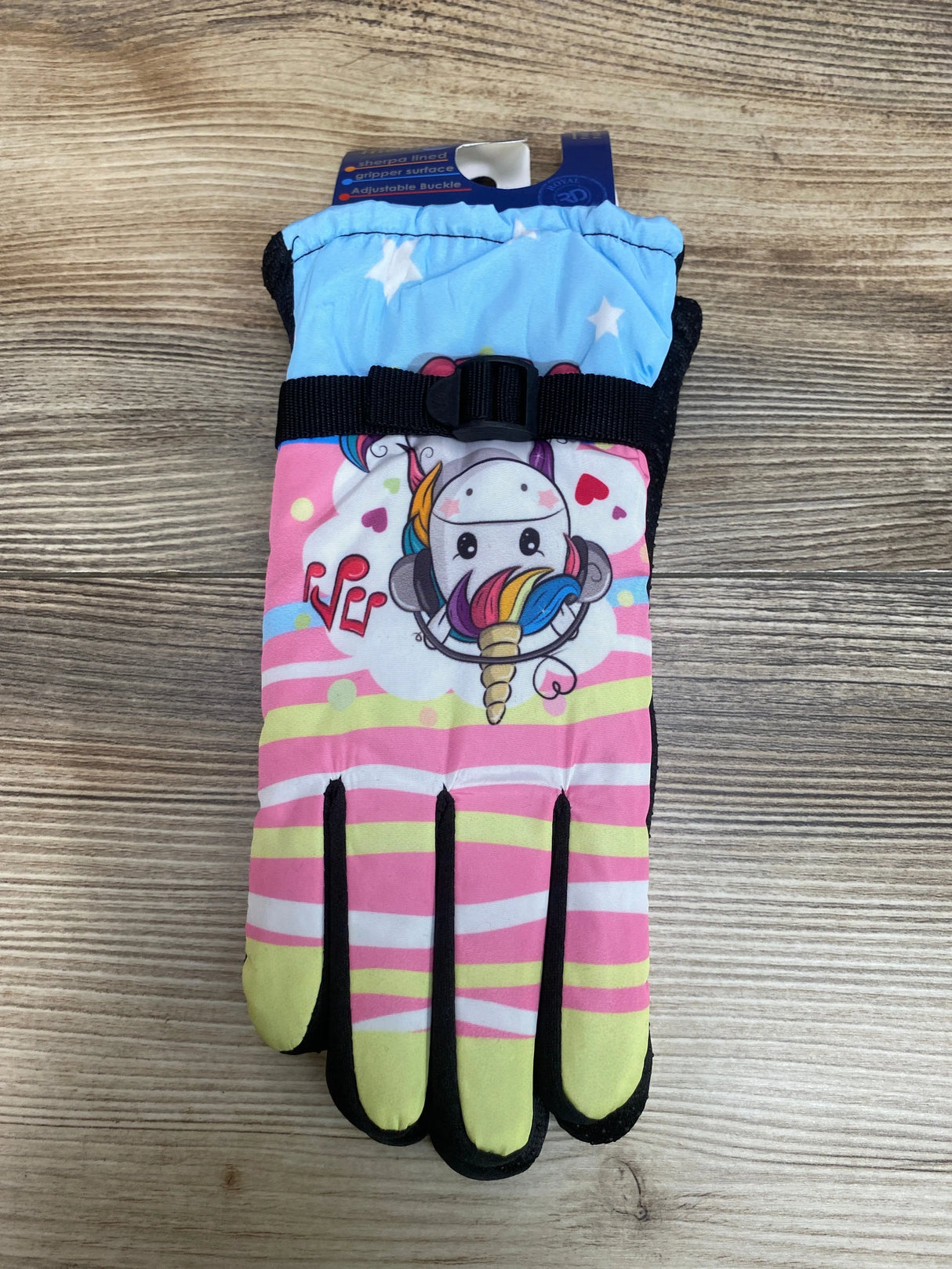 NEW ThermaWear Kid's Unicorn Winter Ski Gloves Pink