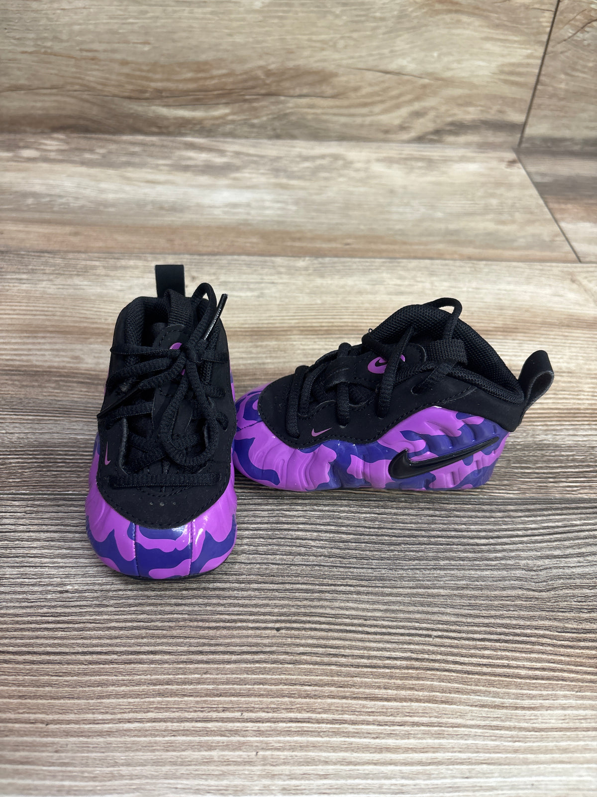 Nike Little Posite Pro Crib 'Hyper Violet' Sneakers sz 3c