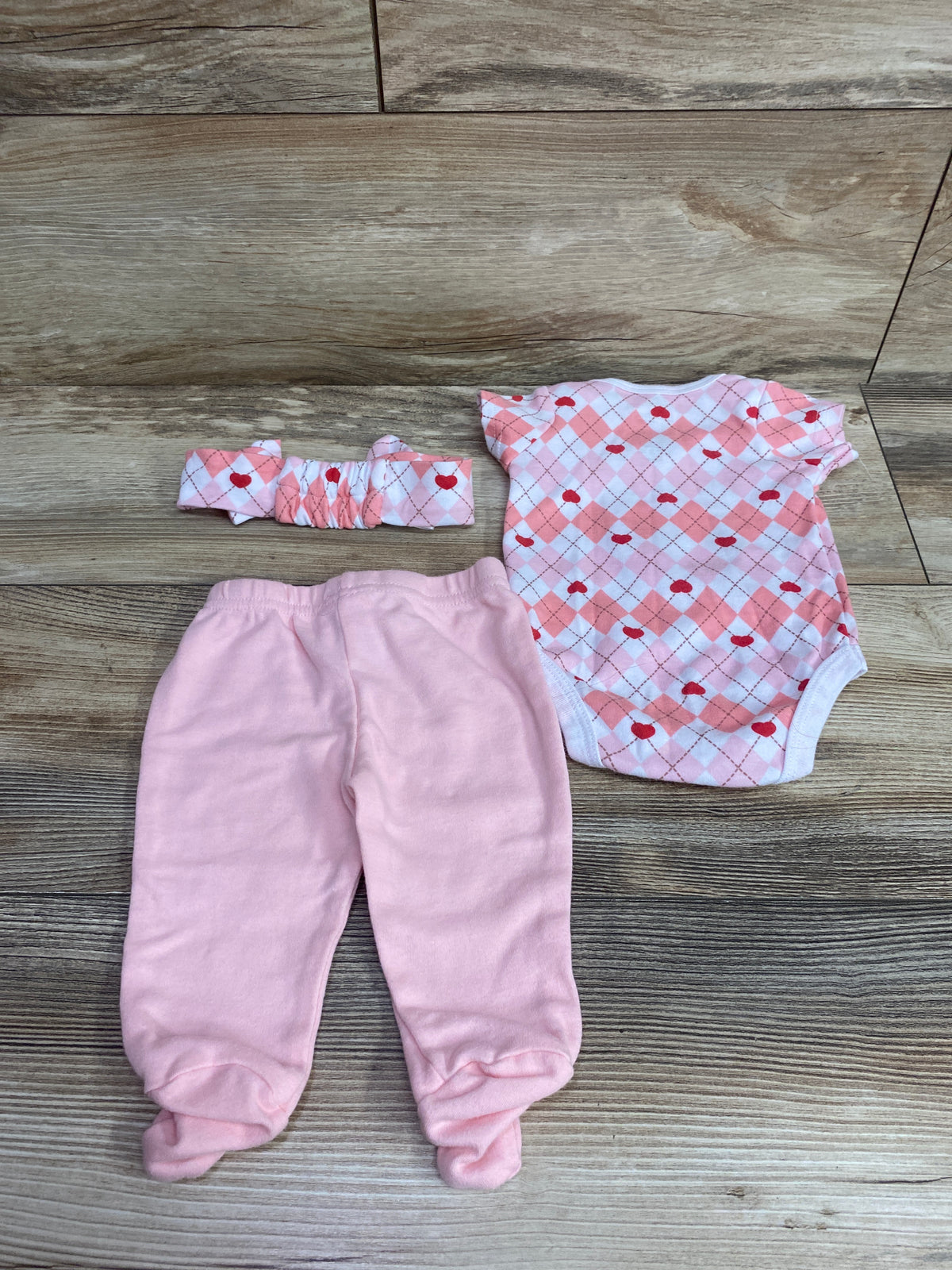 Strawberry Shortcake 3pc Bodysuit, Footed Pants, & Headband Set Pink sz 3m