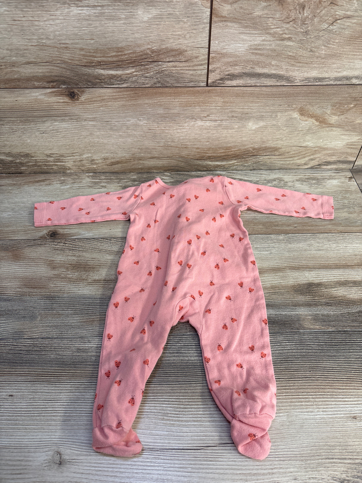 Just One You Ladybug Print Sleeper Pink sz 6m