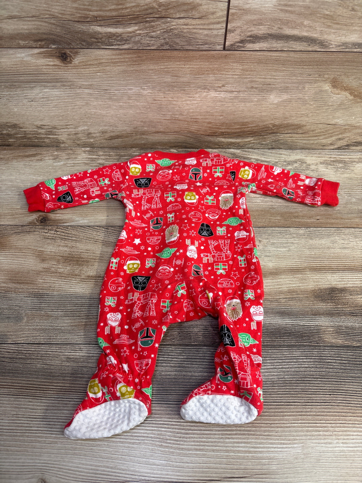 Disney Amazon Essentials Christmas Star Wars Sleeper Red sz 3m