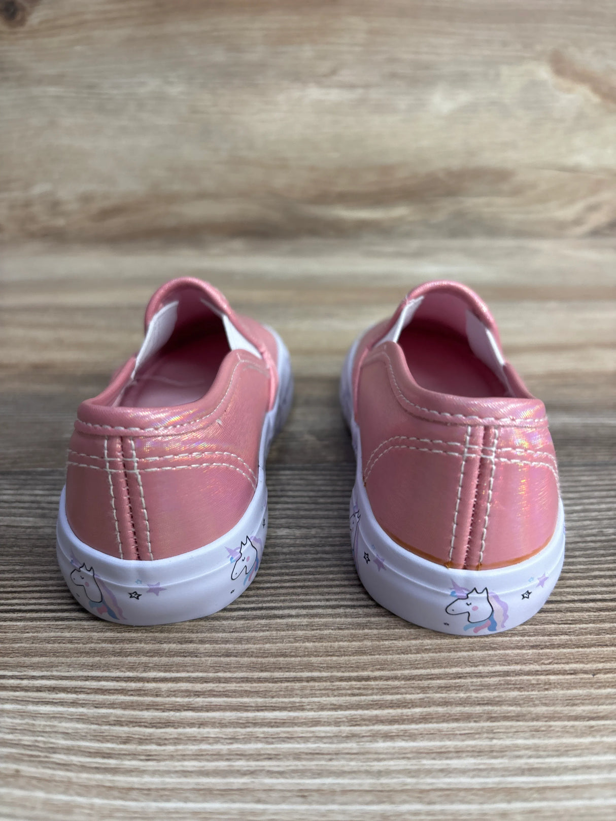 US Sports Unicorn Slip-On Sneakers Pink sz 8c