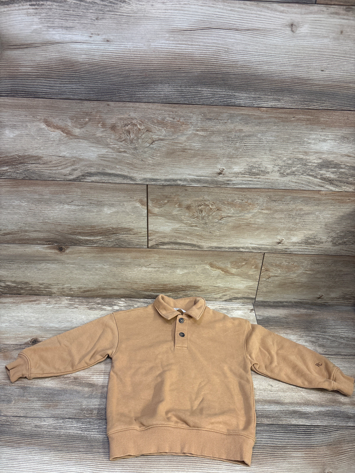 H&M Polo Sweatshirt Tan sz 3/4T