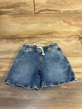 Cat & Jack Drawstring Jean Shorts Blue sz 4T
