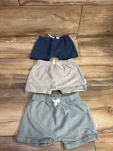 Gerber 3pk Pull-On Shorts Blue sz 3-6m