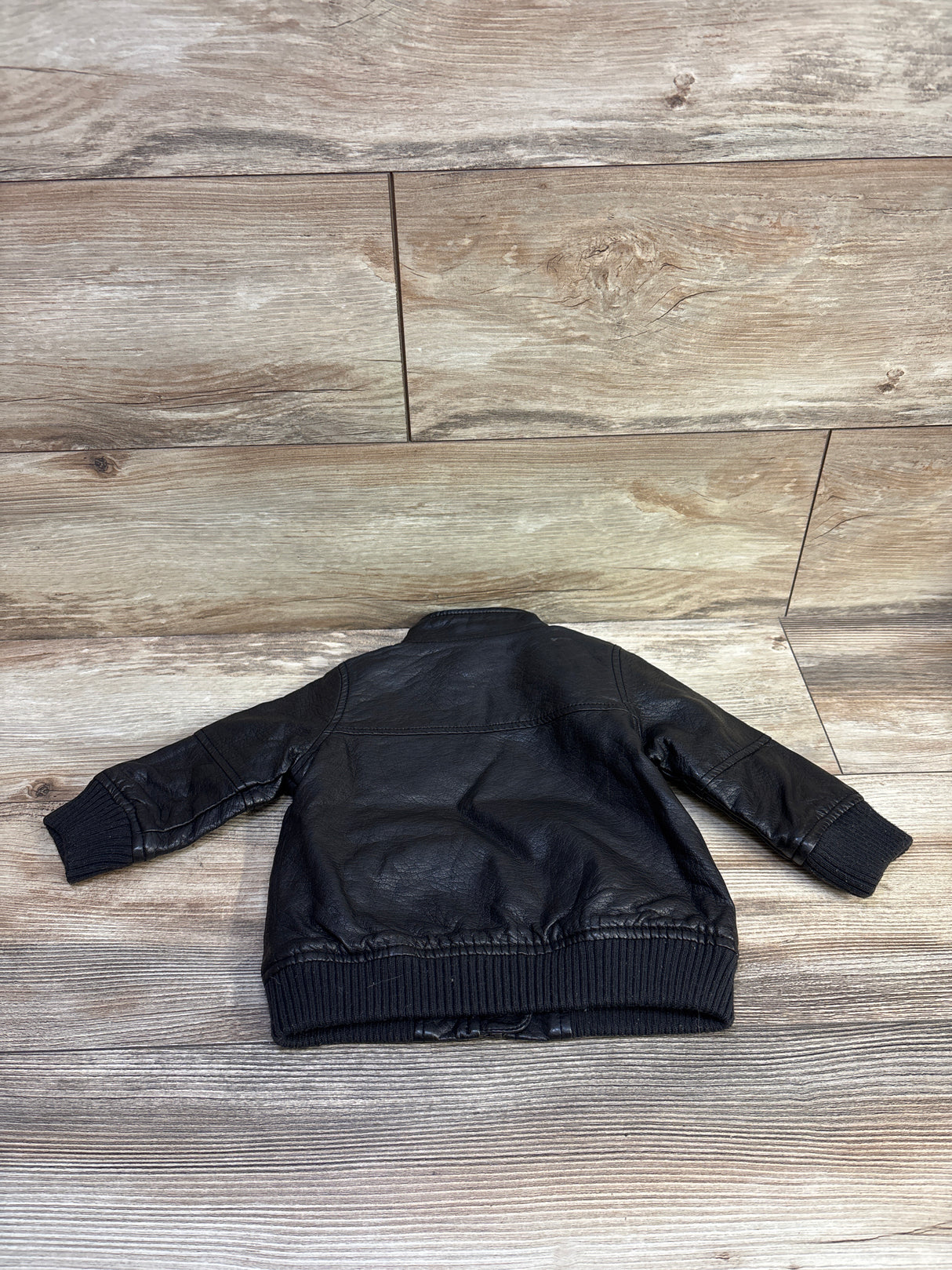 Koala Baby Faux Leather Jacket Black sz 6m