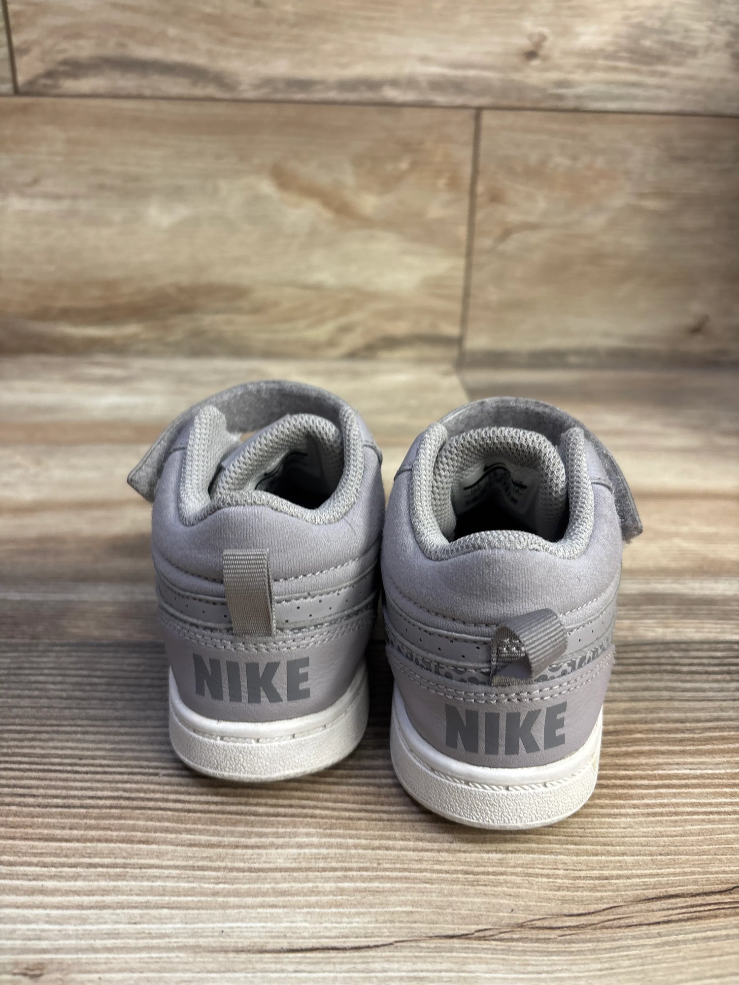 Nike Court Borough Mid TD 'Grey Leopard' Sneakers sz 10c