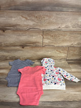 Simple Joys 3pc Floral Jacket Set White sz 6-9m