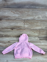 Hooded Full Zip Sweatshirt Pink sz 9-12m