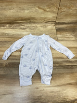 Modern Moments Footless Viscose Sleeper Blue sz Newborn